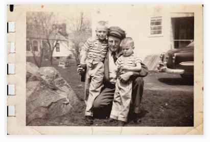 Harold Linwood Priest Sr. with his sons Eddie and Linwood, circa 1960